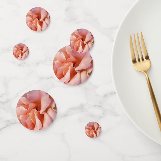 pink rose bloom confetti (Group)