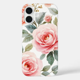 Pink Rose Bloom iPhone / iPad case