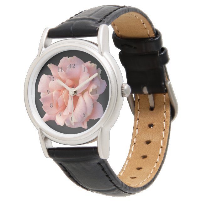 pink rose bloom watch (Angled)