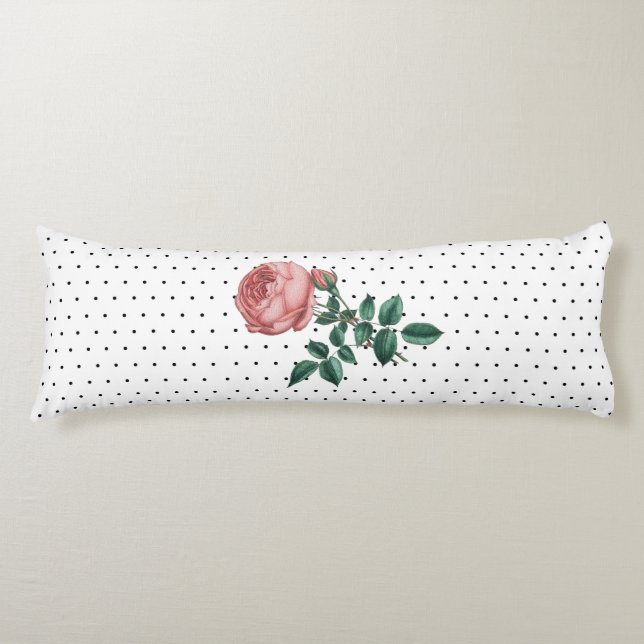 Pink Rose Body Cushion (Front)
