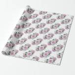 Pink Rose Bouquet Wrapping Paper<br><div class="desc">A delicate bouquet of pink roses will brighten up anyone's day.</div>