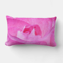 Pink Rose Cotton Pillow