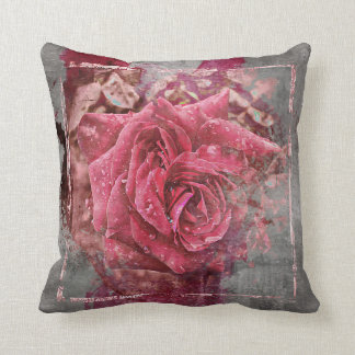 Pink Rose Cushion