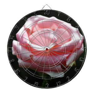 Pink Rose Dartboard