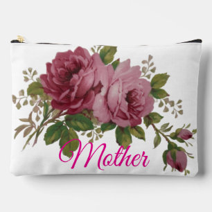 Pink Rose Elegance Print Cut Sew Bag