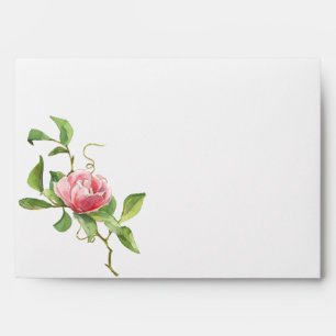 Pink Rose Envelope