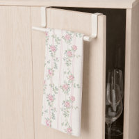Pink Rose Floral Kitchen Towels