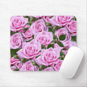 Pink Rose Floral Mouse Pad! Mouse Pad