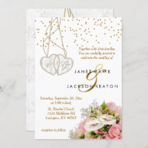 Pink Rose Floral Wedding