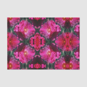 Pink Rose Flower Abstract Decoupage Tissue Paper