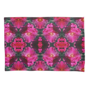 Pink Rose Flower Abstract            Pillowcase