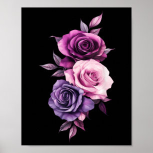Pink Rose Flower Botanist Garden Flower Rose Poster