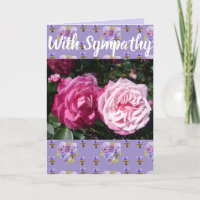 Pink Rose Flower Floral Conrgatulations art Card
