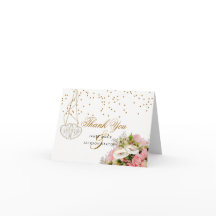 Pink Rose Flower  - Thank You