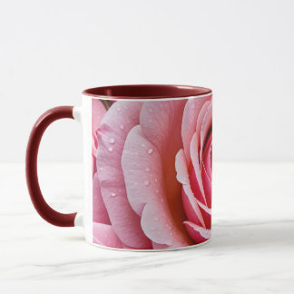  pink rose flowers  mug