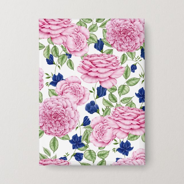  Pink Rose Flowers Pattern  (Front)