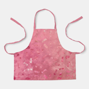 Pink Rose Gold Glitter Apron