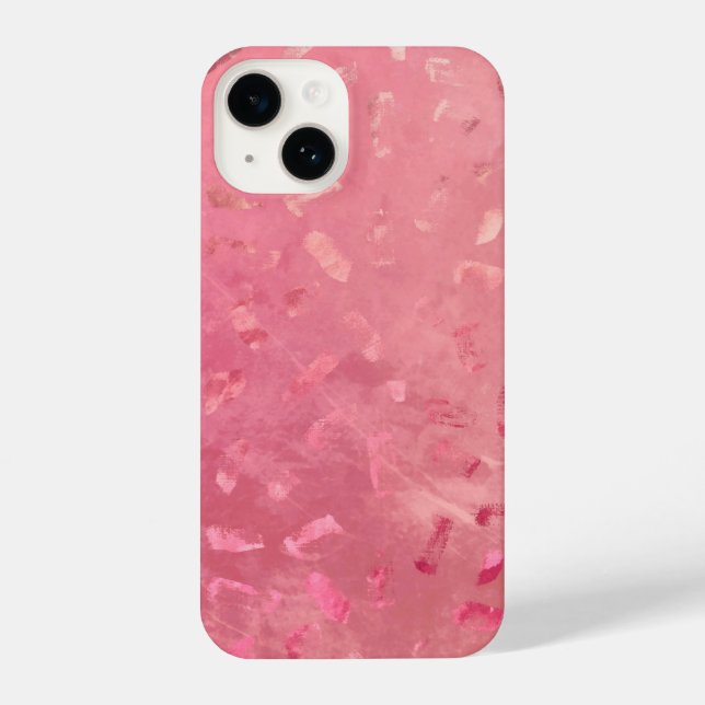 Pink Rose Gold Glitter iPhone Case (Back)
