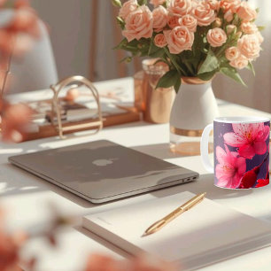 Pink Rose Gold Womans 60th Birthday Party Gift Cof Coffee Mug