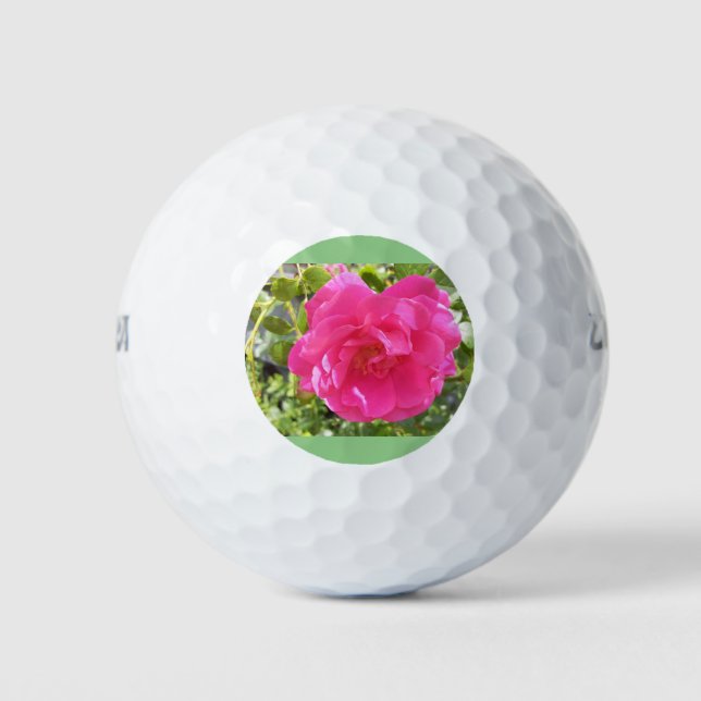 Pink Rose Golf Ball (Front)