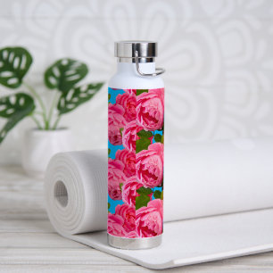 Pink Rose Insualated Water Bottle