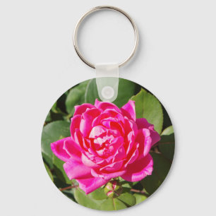 Pink Rose key chain