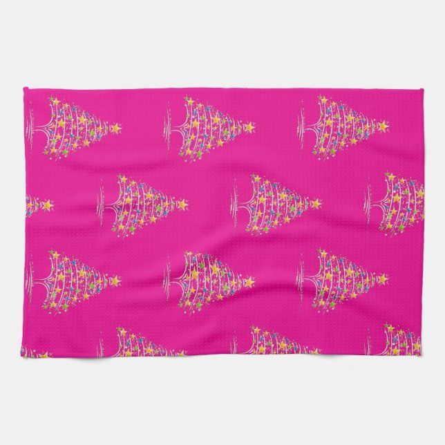   Pink Rose Kitchen Towels (Horizontal)