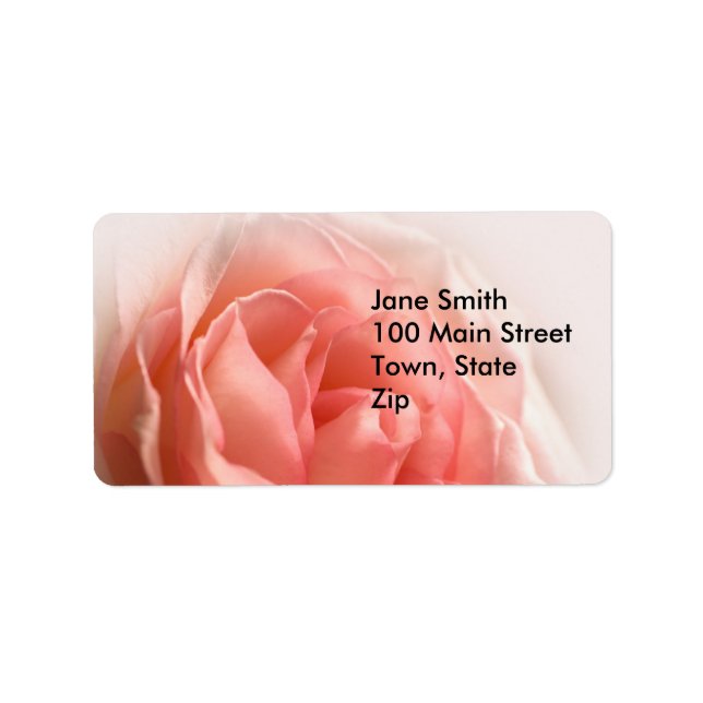 Pink Rose Labels (Front)