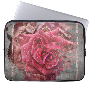 Pink Rose Laptop Sleeve