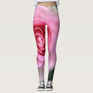 Pink Rose Leggings