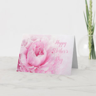 Pink Rose Mother's Day Card