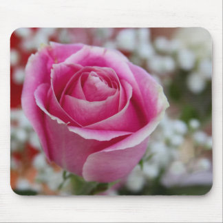 Pink Rose Mouse Pad