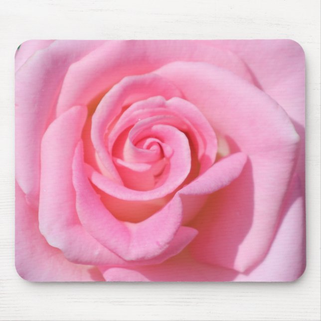 Pink Rose Mousepad (Front)