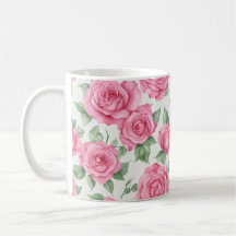 Pink Rose Mug