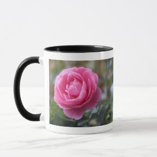 pink rose mug