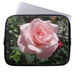 Pink Rose Neoprene Laptop Sleeve 10 inch