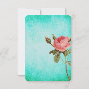Pink Rose Notecard