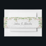 Pink Rose Old Wall Vintage Style Journal Wedding Invitation Belly Band<br><div class="desc">Beautiful Invitation to celebrate Special occasions and festivals comes with digital and E-invitation as per your request. We would love to replicate our designs to make multiple products like rsvp cards, labels envelopes, and more. Customisation is available for ready to print on request at info@shamaurcreatif@gmail.com. Look Forward to hearing from...</div>