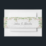 Pink Rose Old Wall Vintage Style Journal Wedding Invitation Belly Band<br><div class="desc">Beautiful Invitation to celebrate Special occasions and festivals comes with digital and E-invitation as per your request. We would love to replicate our designs to make multiple products like rsvp cards, labels envelopes, and more. Customisation is available for ready to print on request at info@shamaurcreatif@gmail.com. Look Forward to hearing from...</div>