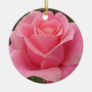 Pink Rose Ornament