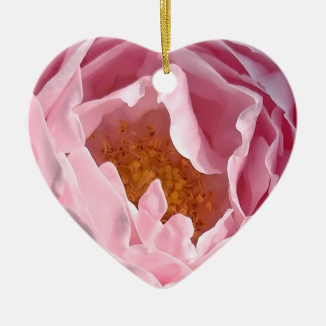 Pink Rose Ornament (Front)