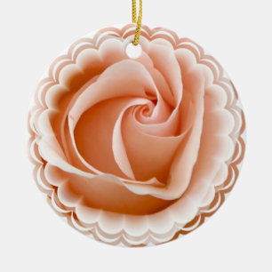 Pink Rose Ornament