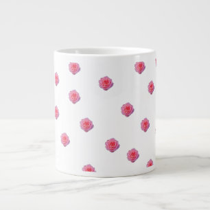 Pink Rose Pattern Mug