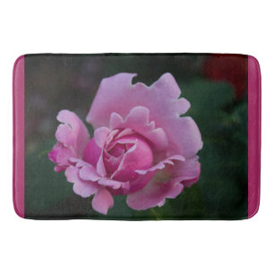 Pink Rose Petals  Bath Mat