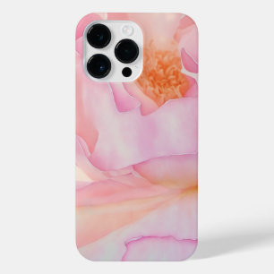 pink rose petals design iPhone 14 pro max case