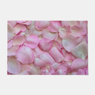 Pink Rose Petals Doormat