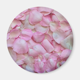 Pink Rose Petals Magnet