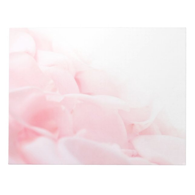 Pink Rose Petals - Notepad (Front)