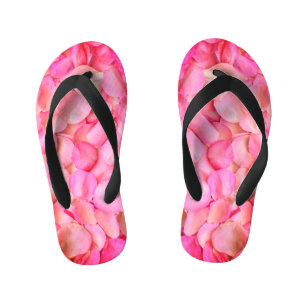 Pink Rose Petals Pattern-31940 Kid's Thongs