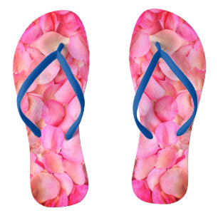 Pink Rose Petals Pattern-31940 Thongs